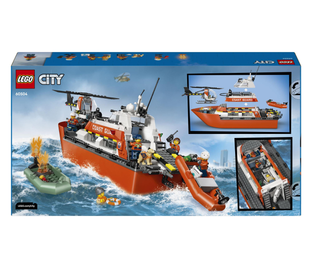 LEGO CITY 60504 Łódź ratunkowa i helikopter straży przybrzeżnej - 1473521 - zdjęcie 20